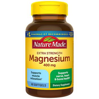 商品Extra Strength Magnesium Oxide 400 mg Softgels图片