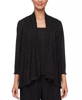 Alex Evenings | Women's Sparkle Chiffon Jacket & Top Set,商家Macy's,价格¥818