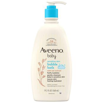 Aveeno | Sensitive Skin Bubble Bath With Oat Extract商品图片,满$40享8折, 满折