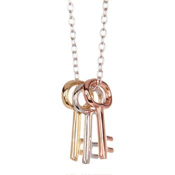 ADORNIA | Adornia Three Key Necklace gold silver商品图片,3.6折