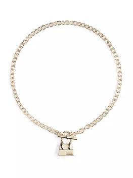 推荐Le Raphia Chiquito Gold-Plated Brass Charm Necklace商品