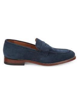 Allen Edmonds | Shelby Suede Panny Loafers商品图片,6.8折, 满$150享7.5折, 满折