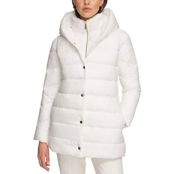 Calvin Klein | Women's Bibbed Hooded Puffer Coat, Created for Macy's 3.8折