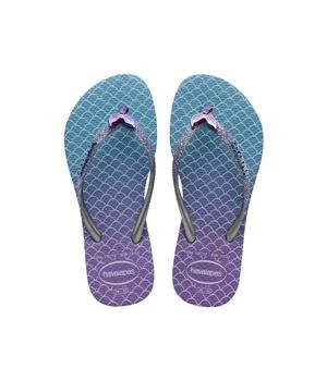 Havaianas | Slim Glitter Flip Flop Sandal (Toddler/Little Kid/Big Kid),商家6PM,价格¥121