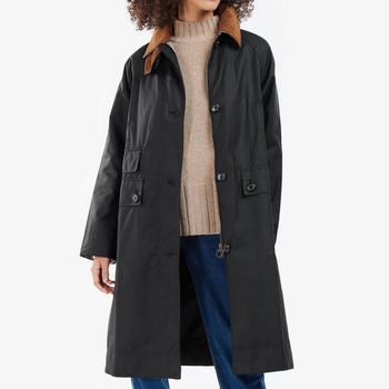 Barbour Burwick Waxed Cotton Coat product img