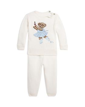 商品Ralph Lauren | Girls' Polo Bear Sweater & Pants Set - Baby,商家Bloomingdale's,价格¥1846图片
