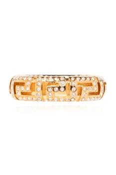 Versace | Versace Gold Crystal-Embellished Ring - Women,商家Piano Luigi,价格¥4530