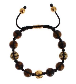 推荐Nialaya CZ  Tigers Eye 925 Silver Bracelet商品