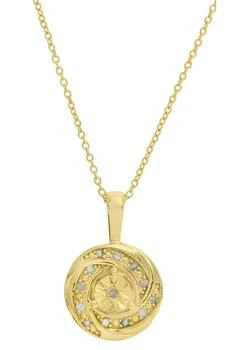 Savvy Cie Jewels | 18K Gold Vermeil Diamond Drop Pendant Necklace - 0.10 ctw 2.9折