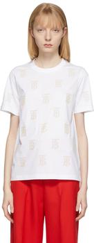 burberry t恤, Burberry | 白色 Monogram Motif T 恤商品图片 