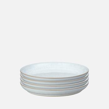 商品Denby White Speckle Medium Plates - Set of 4图片