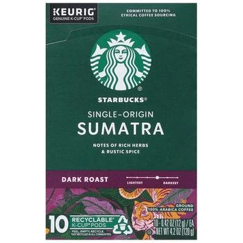 Starbucks | 星巴克 K-Cups Sumatra Dark,商家Walgreens,价格¥90
