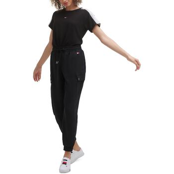 Tommy Hilfiger | Tommy Hilfiger Sport Womens Cargo Fitness Jogger Pants商品图片,4.8折, 独家减免邮费