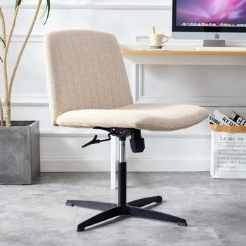 Simplie Fun | Fabric Material Home Computer Chair Office Chair Adjustable 360 ° Swivel Cushion Chair,商家Premium Outlets,价格¥1100