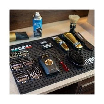 StyleCraft Professional | Heat Resistant Barber Mat and Station Organizer 