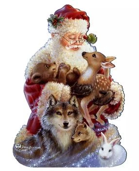 Designocracy | by Dona Gelsinger Santa Little Friends Wall and Door Hanger,商家Macy's,价格¥404