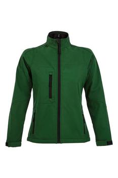 时尚劳力士绿水鬼女装, SOLS | SOLS Womens/Ladies Roxy Soft Shell Jacket (Breathable, Windproof And Water Resistant) (Bottle Green)商品图片 8.1折
