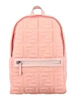 商品Fendi | Fendi Kids FF Logo Embossed Backpack,商家Cettire,价格¥4069图片