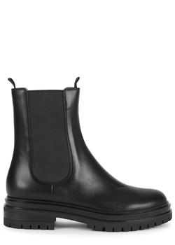 推荐40 black leather Chelsea boots商品
