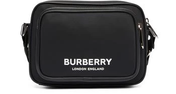 Burberry | 徽標印花尼龍斜背包 