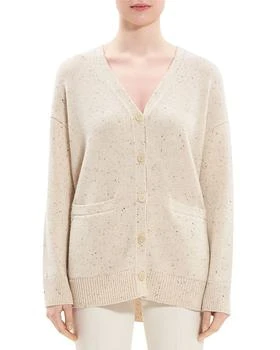 Theory | Wool Cashmere Donegal Cardigan 