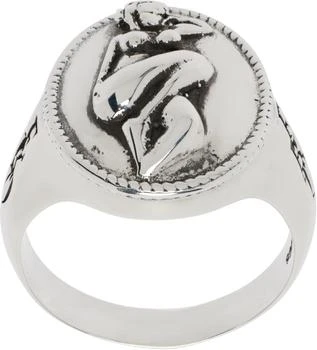 Enfants Riches Deprimes | Silver Pin Up Girl Cameo Ring,商家Ssense US,价格¥5901