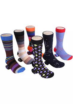 product Men's Bold Designer Dress Socks 6 Pack image