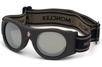 商品Mask Black Brown Goggles Unisex Sunglasses ML0051 50C 55图片
