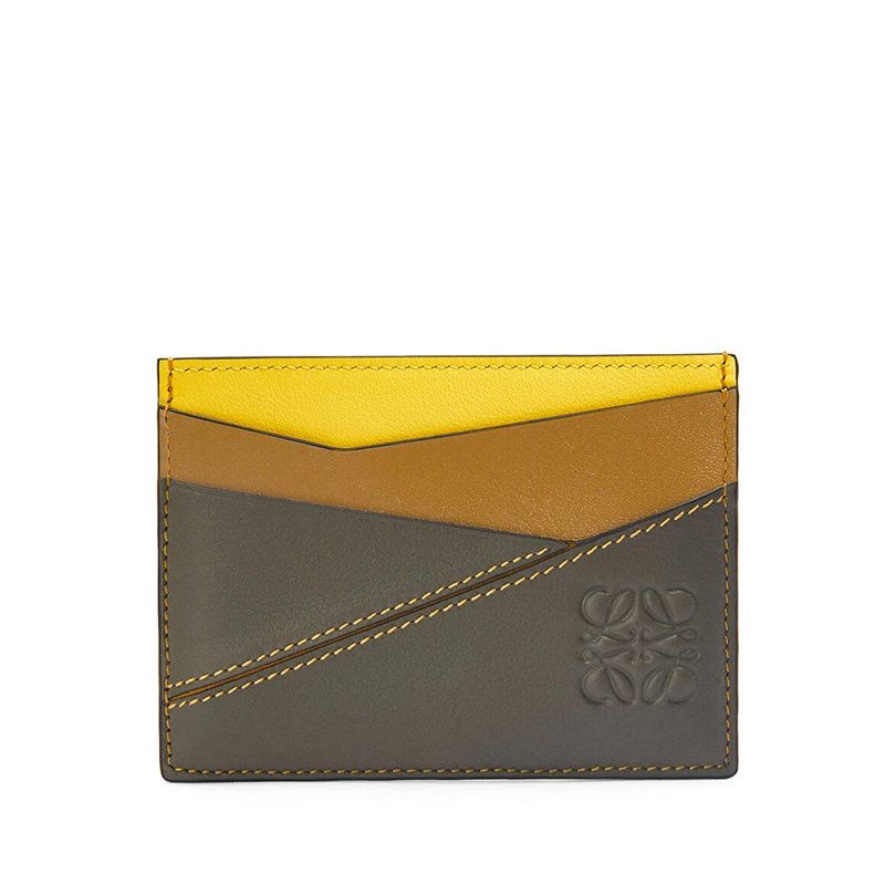Loewe | 【预售3-7天】LOEWE/罗意威 22新款Puzzle系列 男士柠檬色/卡其绿色经典小牛皮卡包卡片夹C510V33X04-2883商品图片,8折×额外9.5折, 包邮包税, 额外九五折