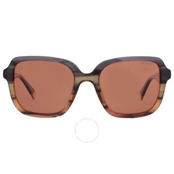 Polaroid | Brown Square Ladies Sunglasses PLD 4095/S/X 0M9L/HE 53 1.9折, 满$200减$10, 满减