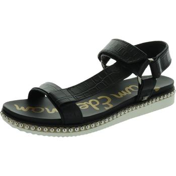 美国sam edelman拖鞋, Sam Edelman | Sam Edelman Womens Annalise Leather Ankle Strap Flats商品图片 4折