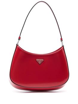 prada cleo, Prada | PRADA Cleo brushed-leather hobo bag商品图片 7.6折