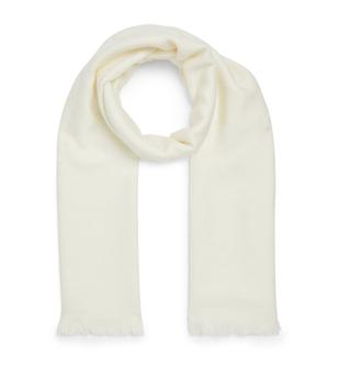 maxmara围巾是什么牌子, Max Mara | Wool Monogram Scarf商品图片 