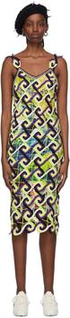Charles Jeffrey Loverboy真假, Charles Jeffrey Loverboy | Multicolor Cotton Midi Dress商品图片 3折