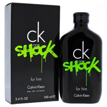Ck One Shock by Calvin Klein EDT Spray 3.4 oz (m),价格$24.99