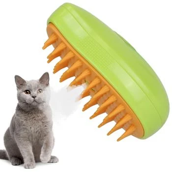 Global Bazaar | 3 In 1 Cat Grooming Brush Steam Brush with Pet Comb,商家Premium Outlets,价格¥302