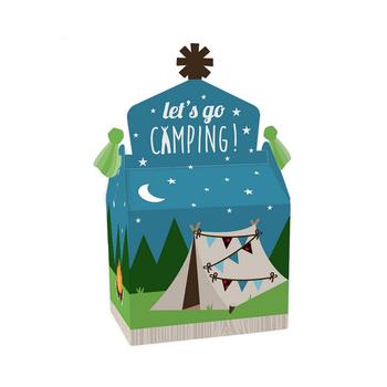 商品Big Dot of Happiness | Happy Camper - Treat Box Party Favors - Camping Baby Shower or Birthday Party Goodie Gable Boxes - Set of 12,商家Macy's,价格¥129图片