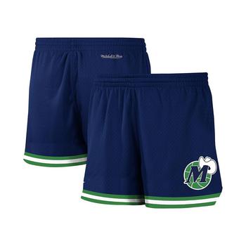 Mitchell and Ness | Women's Navy Dallas Mavericks Jump Shot Shorts商品图片,