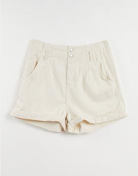 Topshop | Topshop denim shorts in ecru商品图片,5.4折×额外9.5折, 额外九五折
