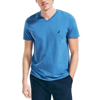 Nautica | Men's J-Class Logo Classic-Fit Cotton V-Neck T-Shirt商品图片,