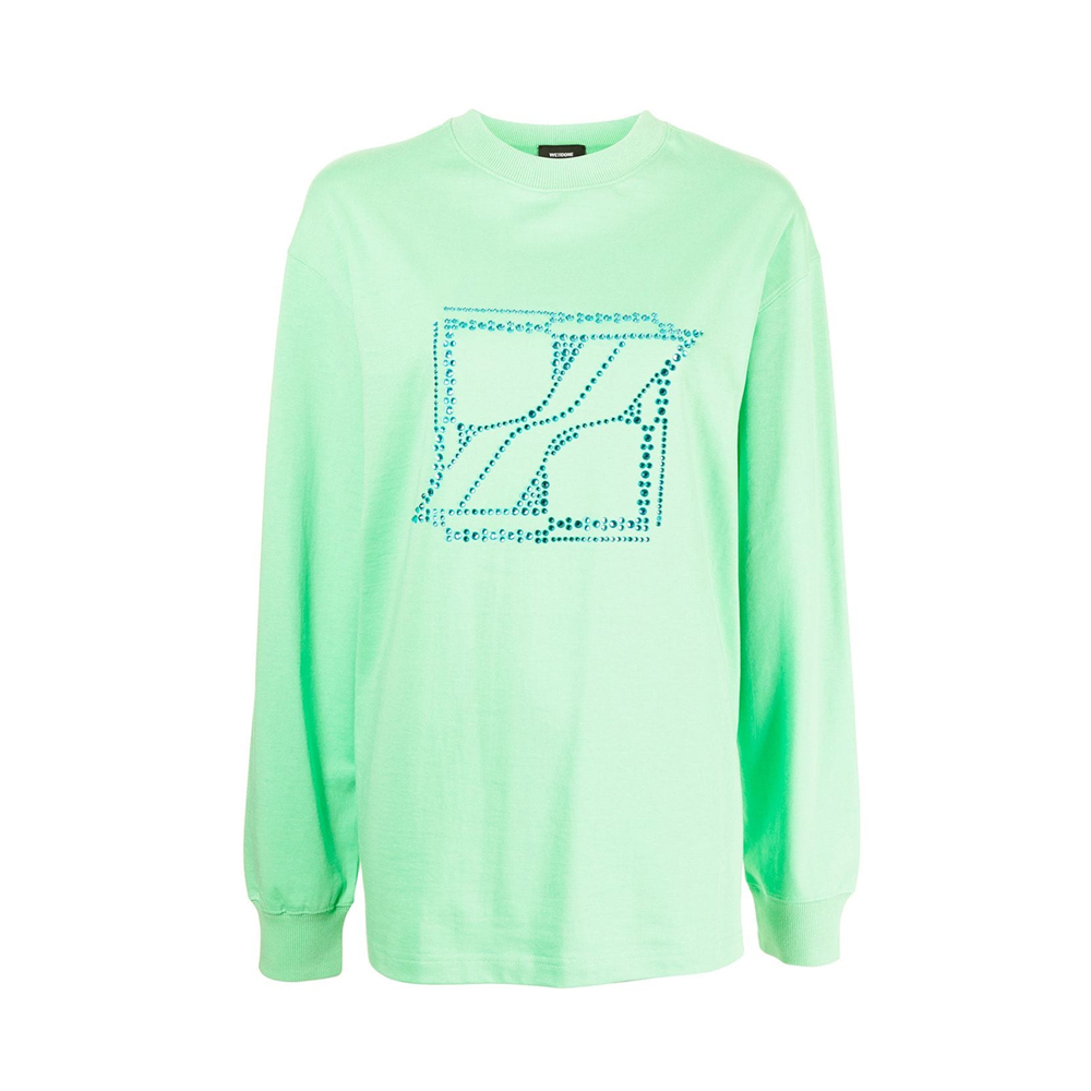 we11done卫衣好不好, We11done | WE11DONE 女士铆钉长袖卫衣 WD-TT3-21-537-U-LM 【韩国产地商品，大陆地区收货约30-40天】商品图片 独家减免邮费