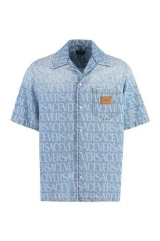 Versace | Versace Shirts in Navy,商家Modayn,价格¥6109