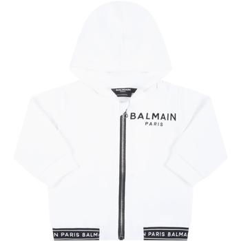 商品Balmain | Balmain White Sweatshirt For Baby Boy With Black Logo,商家Italist,价格¥2099图片