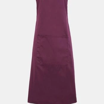 Premier Ladies/Womens Colours Bip Apron With Pocket / Workwear (Aubergine) (One Size) (One Size) ONE SIZE