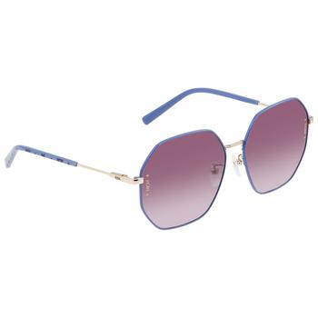 MCM | MCM Grey Gradient Geometric Ladies Sunglasses MCM165SLB 424 60商品图片,2.2折