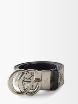 gucci皮带男, Gucci | GG Supreme canvas belt商品图片 