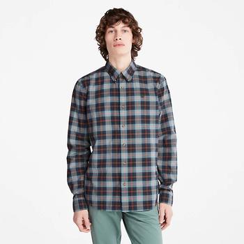 Timberland | Eastham River Stretch Checked Shirt for Men in Green商品图片,