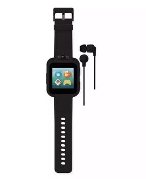 Playzoom | Kids Solid Black Silicone Smartwatch 42mm Gift Set,商家Macy's,价格¥221