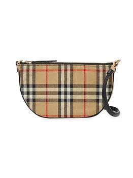 burberry tote, Burberry | Vintage Check Cotton Olympia Pouch商品图片 