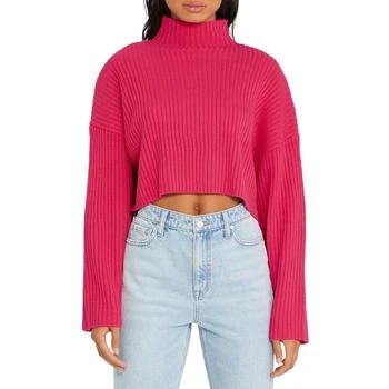 推荐Sanctuary Womens Ribbed Knit Crop Sweater商品